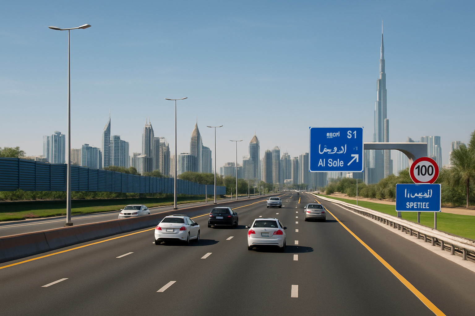 Safe and well-maintained Dubai highways